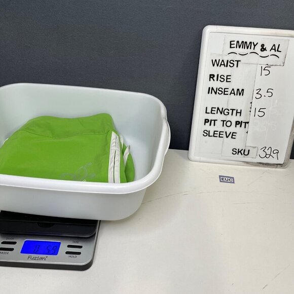 Athleta Womens Swift Zip Golf Tennis Skort Size 8 Green White Preppy Pockets EUC - Picture 14 of 14